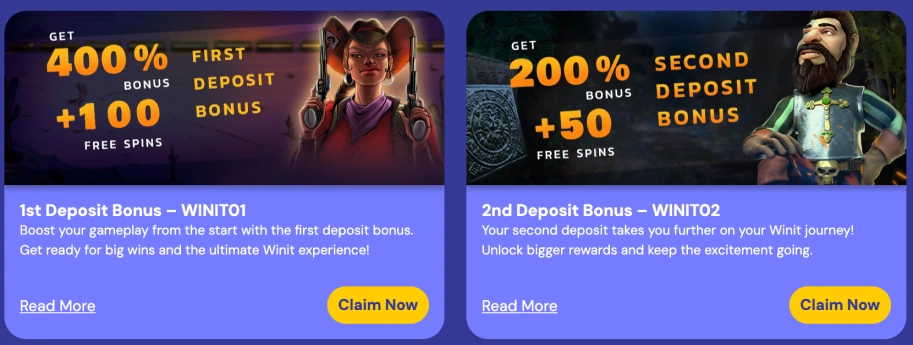Winit Casino Bonuses Winit Casino Bonuses